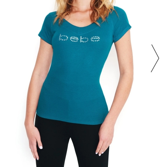 Bebe V-NECK TEE - Picture 1 of 5